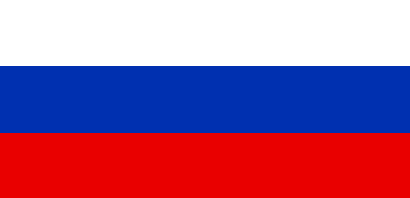 russische Flagge (weiß-blau-rot)
