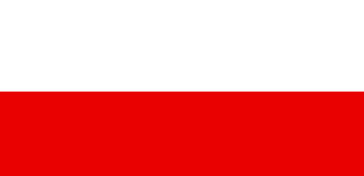 polnische Flagge (weiß-rot)